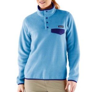 Patagonia Synchilla Snap Pullover Sweatshirt Blue